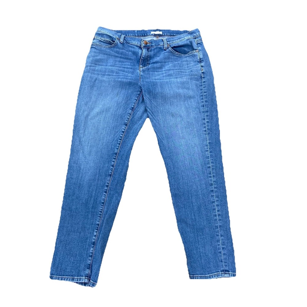 Eileen Fisher Jeans Size 10/32x28 Woman's Organic Cotton‎ Stretch Mid Rise - Picture 6 of 9